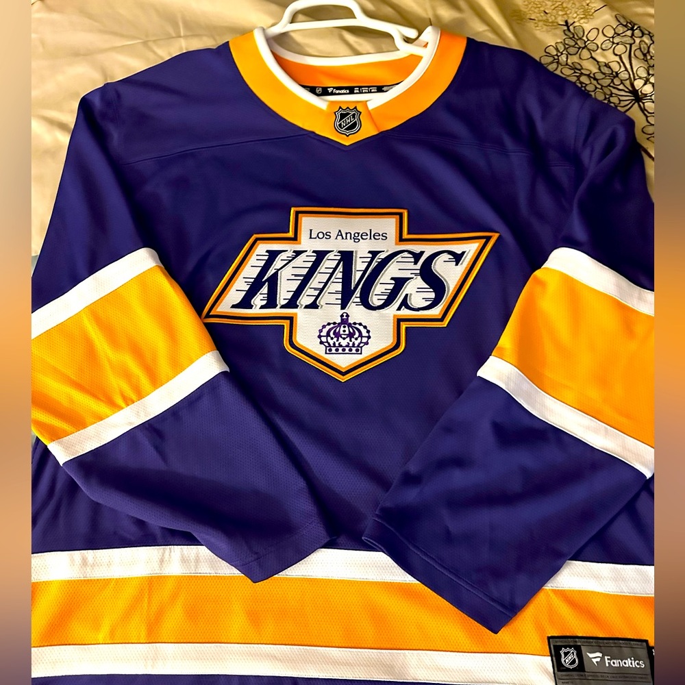 2021 LA Kings Retro Reverse Jersey